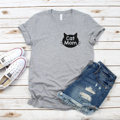 Cat Mom Shirt - Cute Cat Lover Gift Tee Shirt for Women