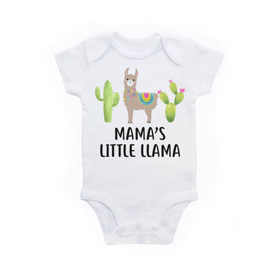 Llama Baby Gift, Mama's Little Llama Baby Bodysuit, Llama Baby Shower Gift