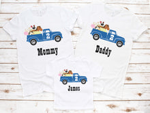 Load image into Gallery viewer, Blue Truck Farm Animals Themed Birthday Party T-shirt for Boys