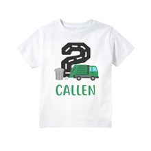 Load image into Gallery viewer, Garbage Truck Trash Themed Birthday Party T-shirt for Boys