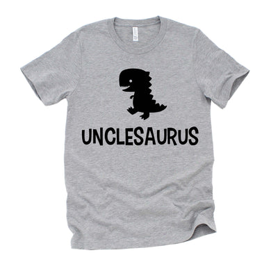 Uncle Shirt, Uncle Announcement T-shirt, Dinosaur Unclesaurus Funny Uncle Gift