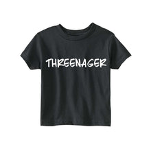 Load image into Gallery viewer, Threenager 3rd Birthday Shirt for Toddler Boys