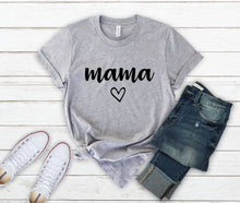 Load image into Gallery viewer, Mom Shirt - Mama with Heart