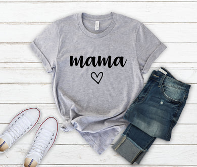 Mom Shirt - Mama with Heart