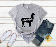 Load image into Gallery viewer, Mama llama funny mom shirt 