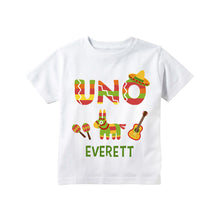Load image into Gallery viewer, Mexican Fiesta Uno Cinco de Mayo First Birthday Personalized Shirt