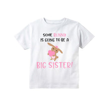 Load image into Gallery viewer, Easter Big Sister Some Bunny Pregnancy Announcement Shirt for Girls