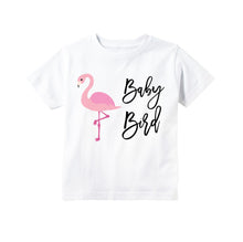 Load image into Gallery viewer, Flamingo Baby Bird Shirt for Girls, Flamingo Baby Shower Bodysuit